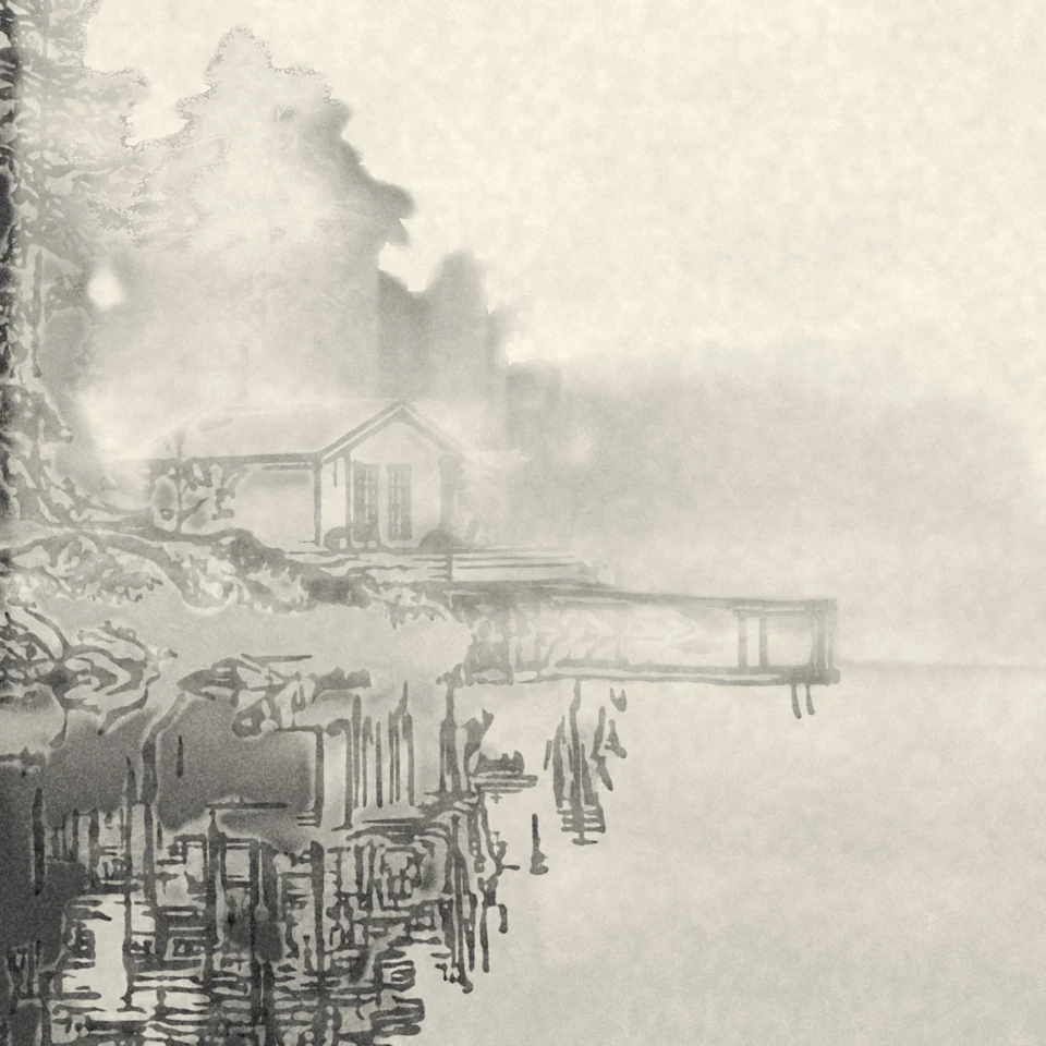 Misty Ink: Soft ink, mist & empty space